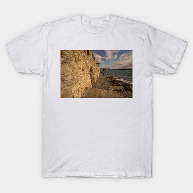 Nafpaktos Fortress T-Shirt by KensLensDesigns